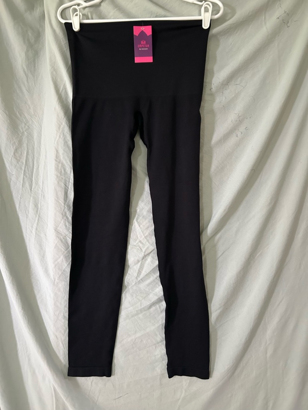 Black High-Waist Leggings high Waistband seamless leggings XL